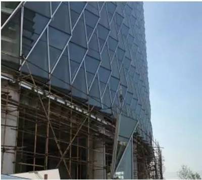 南京明发大厦异型折面单元式幕墙设计_科技_网