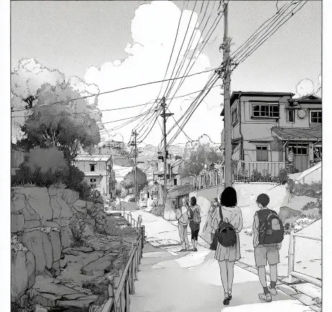 漫画分镜草稿与格子划分