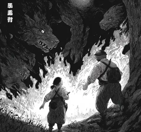 角色设定三视图与表情集